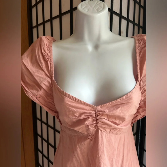 Zara Embroidered Flutter Sleeve Dress size XS in excellent condition - Picture 6 of 9